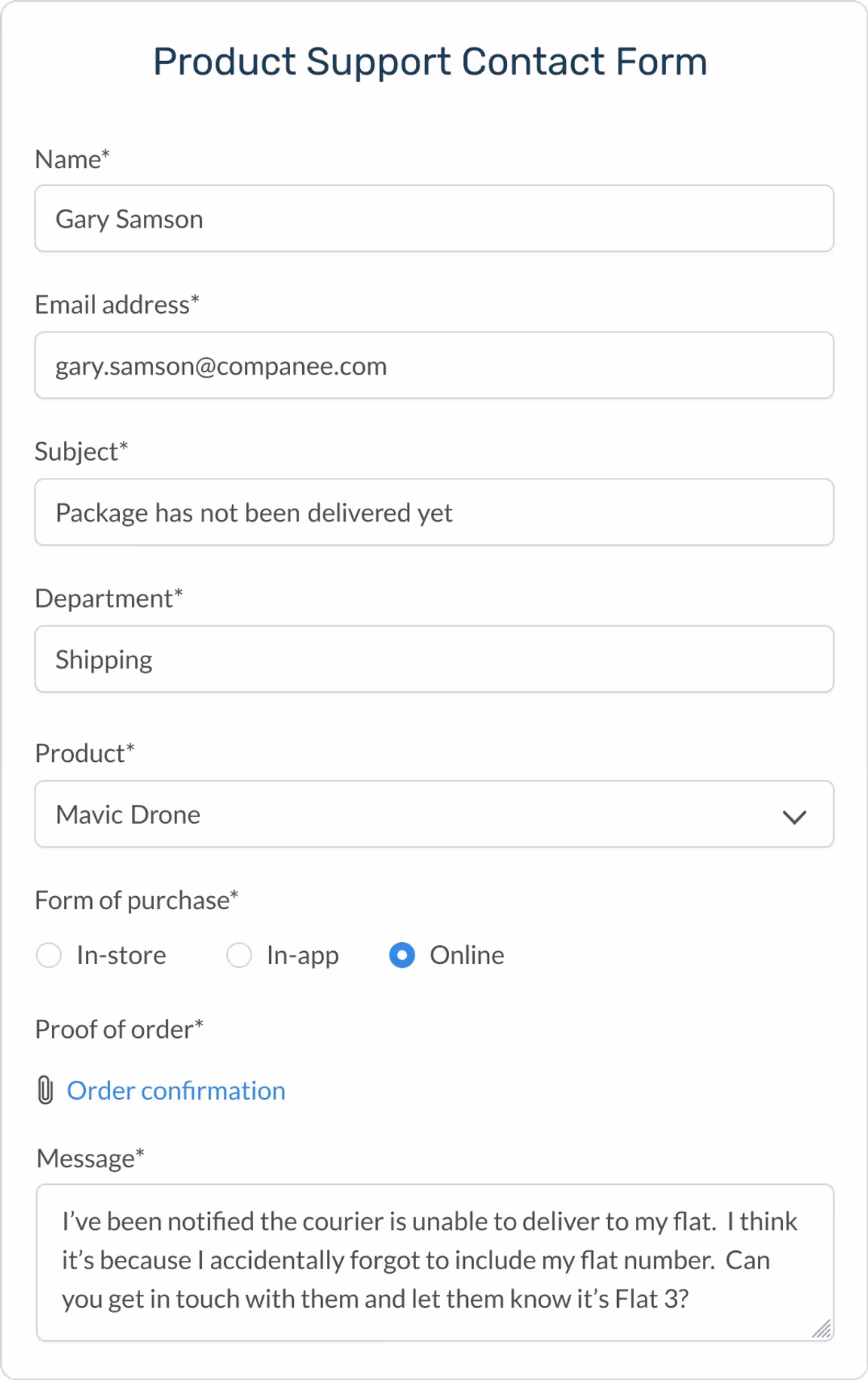 1 Gather specific details